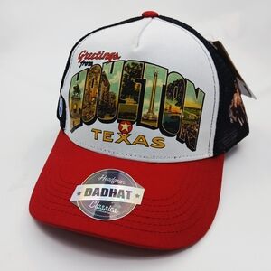 Greeting From Houston Texas Trucker Hat